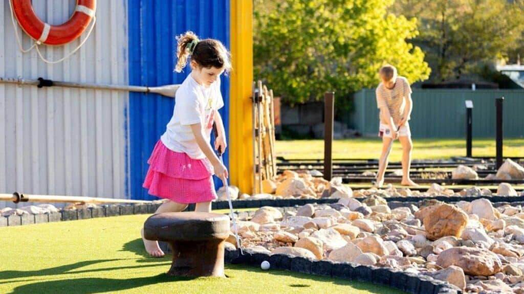 BIG4 Nelligen Holiday Park. Family Friendly Mini Golf course