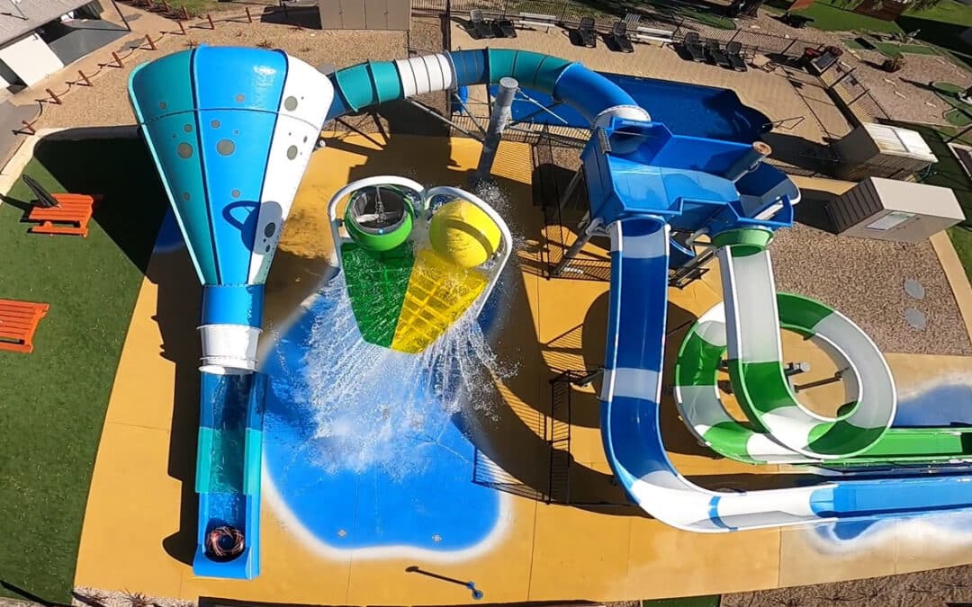 Victor Harbor Holiday Park, Victor Harbor, SA. Family Friendly Splash Park.